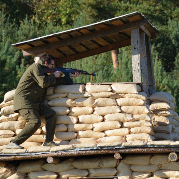 Paintball op tankodrom nabij Praag